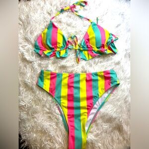 TWO PIECE CHEEKY BATHING SUIT